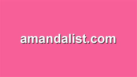 amandalist|Dianapost.com .